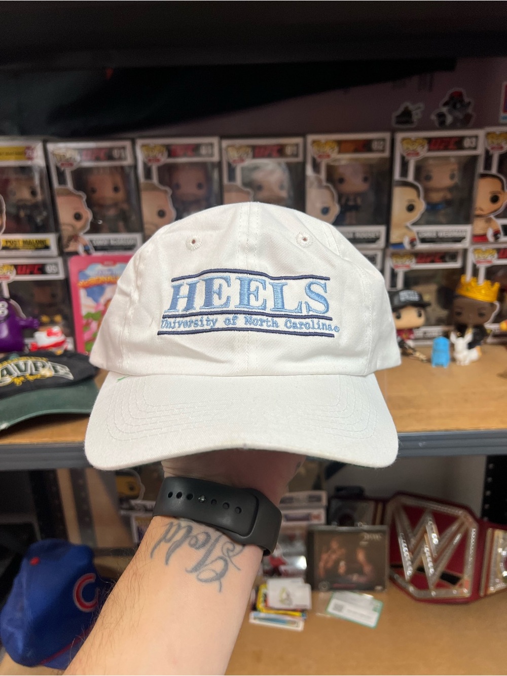 Vintage University Of North Carolina UNC Tar Heels The Game Snap Back